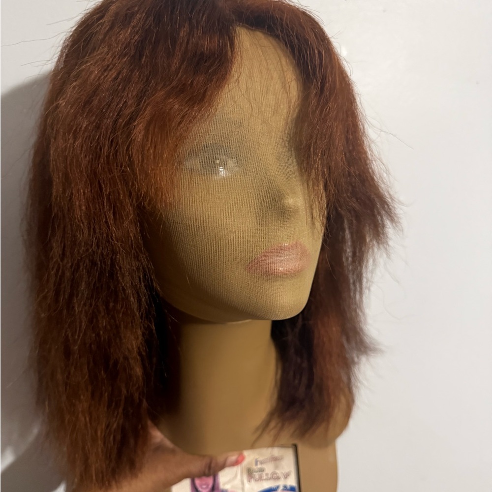 Natural Chestnut Brown Lace Front Wig - Soft Texture
